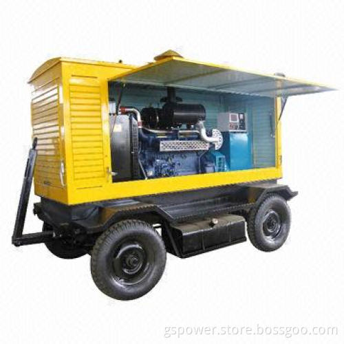 115kW Trailer Power Generator with Sound Resistance